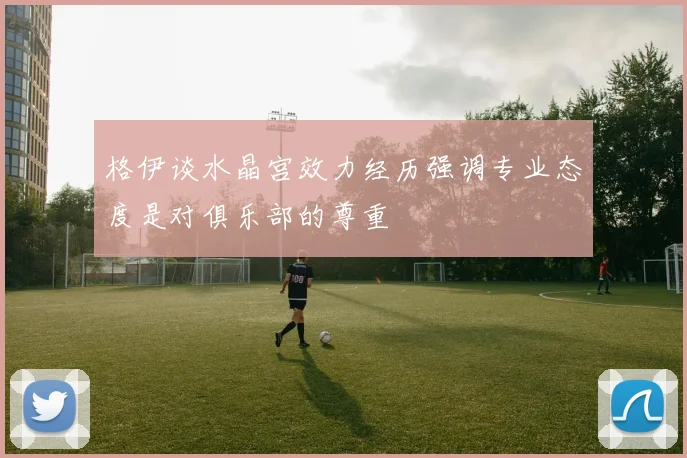 格伊谈水晶宫效力经历强调专业态度是对俱乐部的尊重